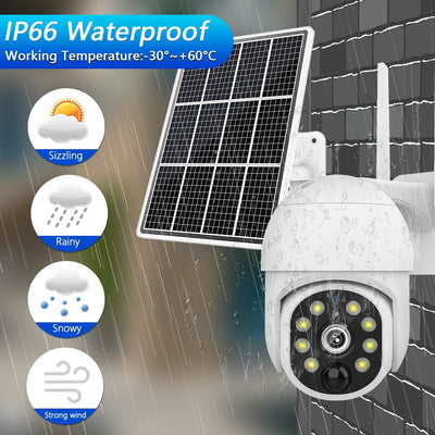 Tuya Smart 4G SIM Card Surveillance Solar Camera 5MP Built-in Battery Outdoor IP Camera PIR Motion Wireless Security PTZ Camera