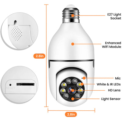 Light Bulb Surveillence Camera