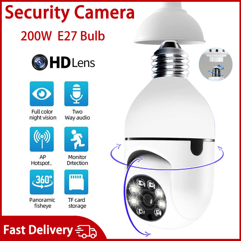 Light Bulb Surveillance Camera