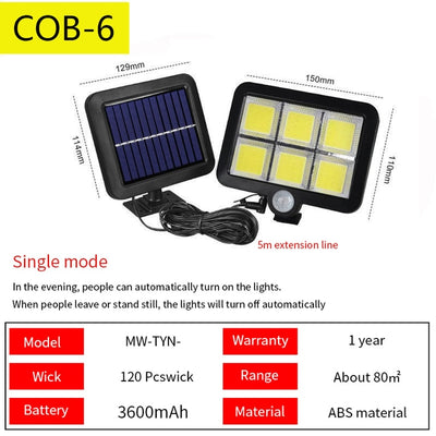 Outdoor Solar Flood Light