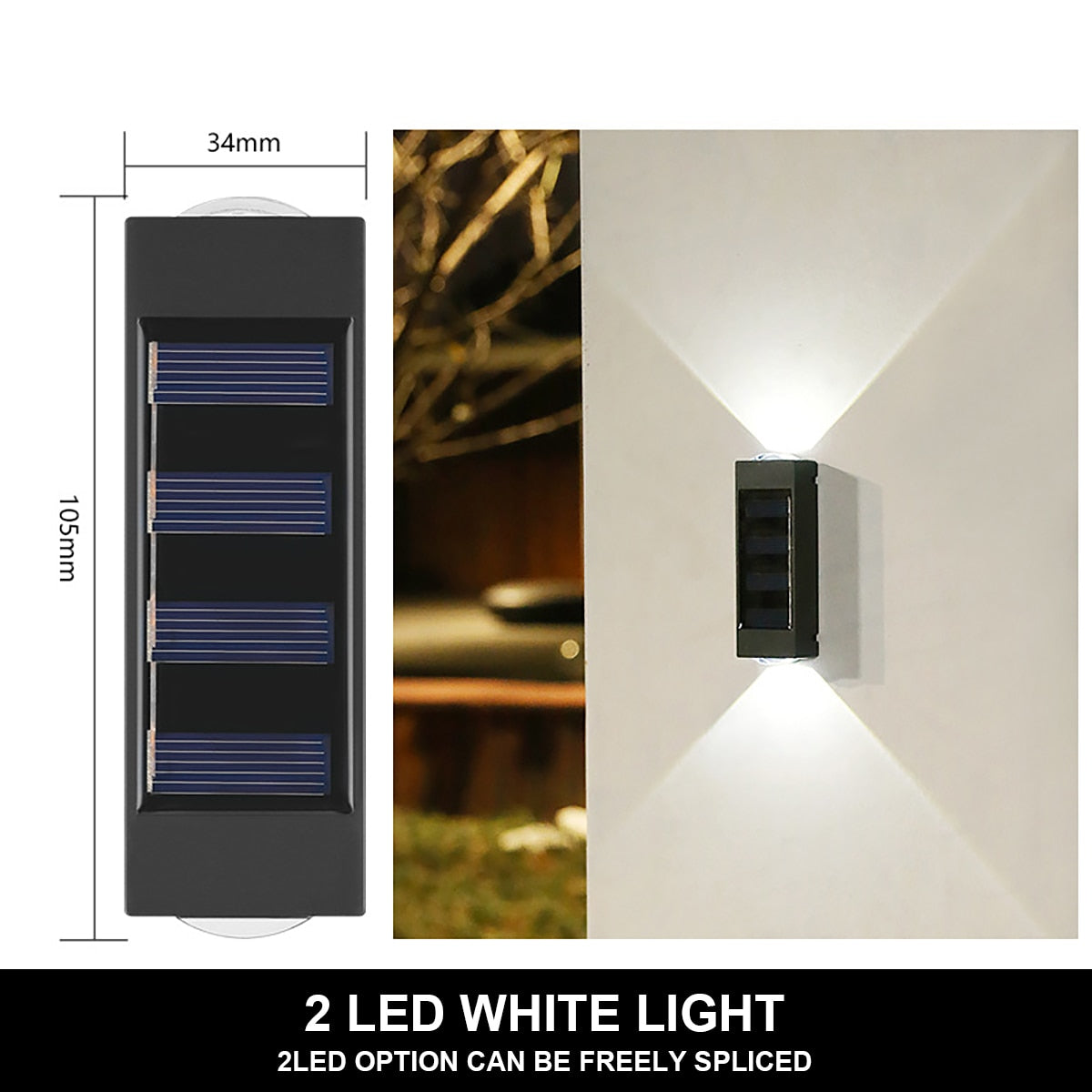 Outdoor Solar Wall Lamp