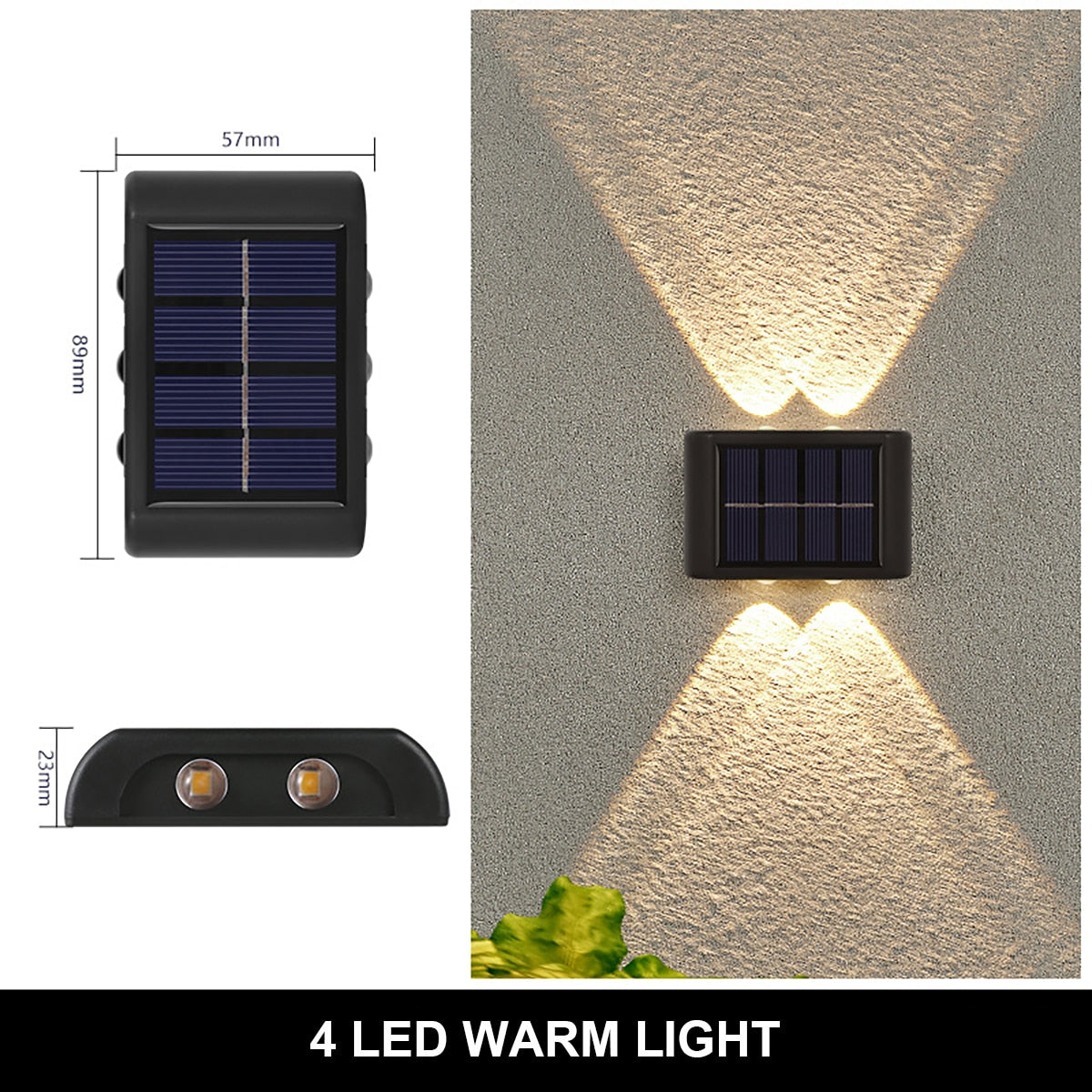 Outdoor Solar Wall Lamp