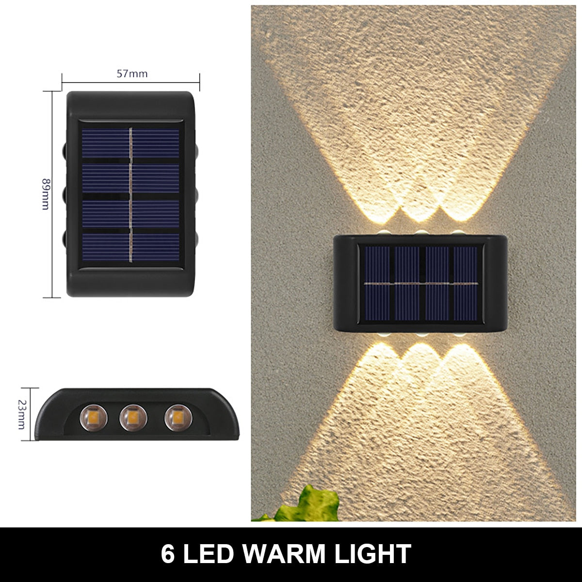 Outdoor Solar Wall Lamp